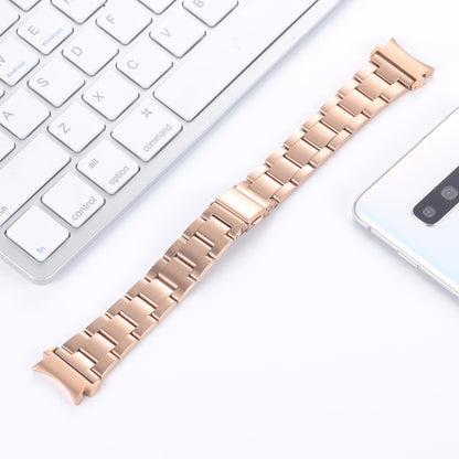 Three-bead Small Waist Steel Strap Watchband, For Samsung Galaxy Watch4 40mm / 44mm