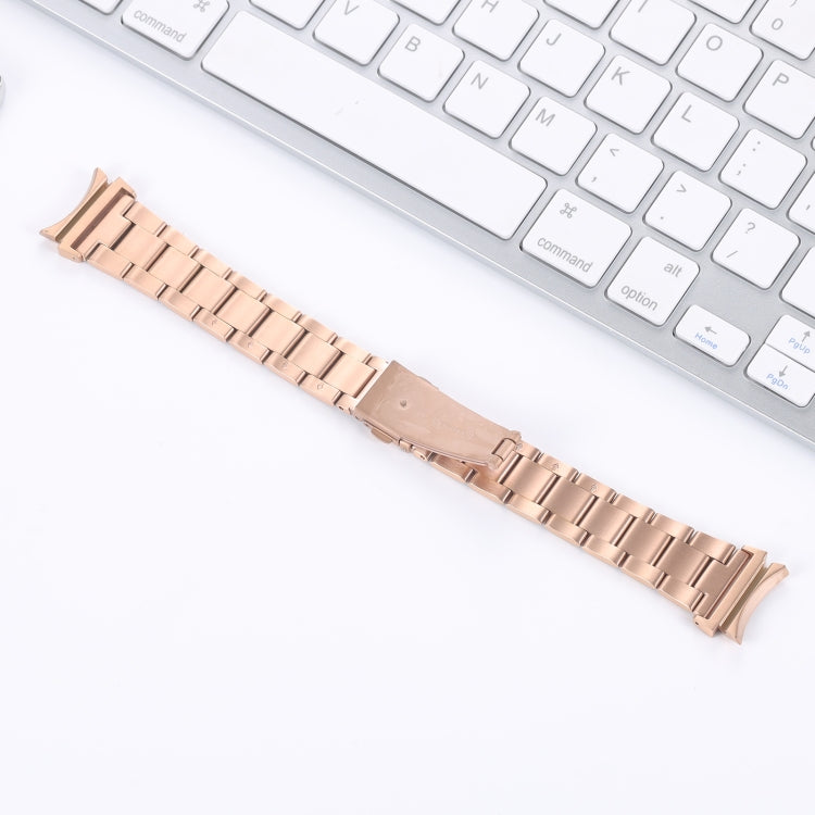 Three-bead Small Waist Steel Strap Watchband, For Samsung Galaxy Watch4 40mm / 44mm