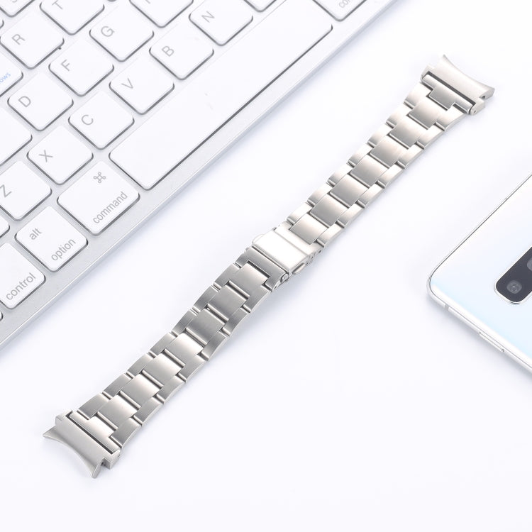 Three-bead Small Waist Steel Strap Watchband, For Samsung Galaxy Watch4 40mm / 44mm