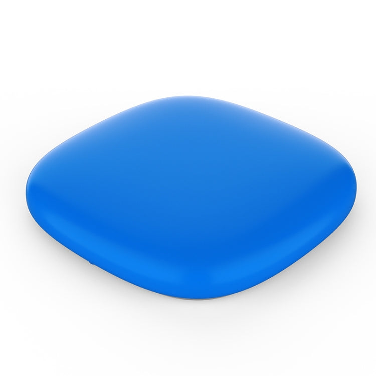 Blue ABS matte anti-lost locator tracker with rounded square shape