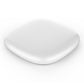 White ABS matte anti-lost locator tracker with rounded square shape