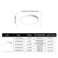 Round LED ceiling lamp size diagram: 60cm width, 5cm height, lens LED.