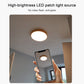 Round flush LED ceiling lamp with warm white light disc
