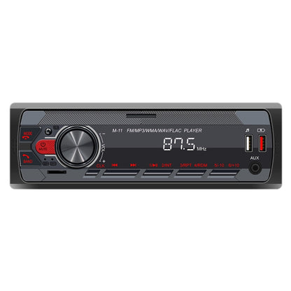 Car Bluetooth MP3 player head unit with large volume knob, frequency display, AUX and USB