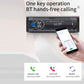 Car Bluetooth MP3 player showing Bluetooth hands-free call on paired phone