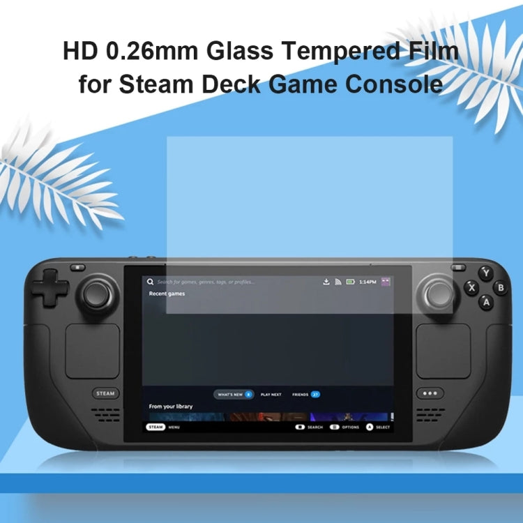 HD 0.26mm tempered glass film for handheld game console screen, full coverage