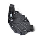 Black rear door lock actuator motor with actuator lever and bolt-on mounting points
