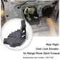 Rear right door lock actuator motor with metal linkage and multi-pin connector