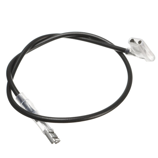 Ignition coil lead wires with metal connectors and small tag terminal