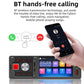Car Bluetooth MP5 head unit with hands-free call controls and phone call UI