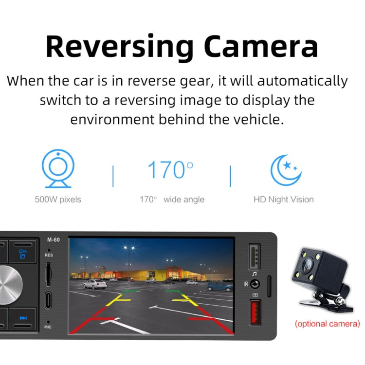 Car head unit with reversing camera display and guidance lines on touchscreen