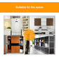 Multi-compartment refrigerator side rack for storing bottles, jars, and kitchen tools
