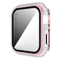 Diamond PC + Tempered Glass Watch Case For Apple Watch Series, 3&2&1 38mm, 3&2&1 42mm