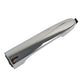 Car rear left outside door handle, metal body with black mounting ends