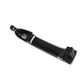 Car rear left outside door handle with underside mounting clips, chrome finish