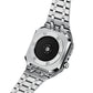 Integrated Oak Metal Watchband + Watch Case For Apple Watch Series 9 / 8 / 7 45mm, For Apple Watch Series 9 / 8 / 7 45mm