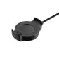 Black watch cradle charging base with built-in contact pins