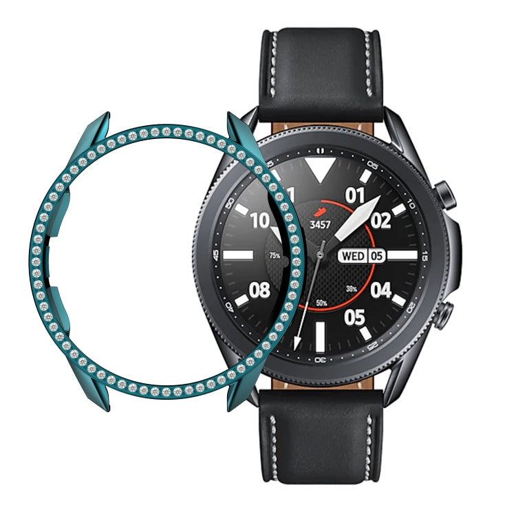 Single Row Diamond PC Watch Case, For Samsung Galaxy Watch 3 41mm, For Samsung Galaxy Watch 3 45mm