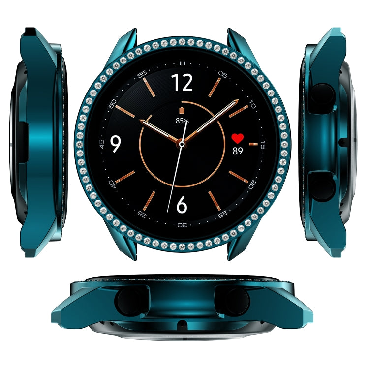 Single Row Diamond PC Watch Case, For Samsung Galaxy Watch 3 41mm, For Samsung Galaxy Watch 3 45mm