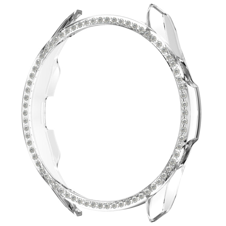 Single Row Diamond PC Watch Case, For Samsung Galaxy Watch 3 41mm, For Samsung Galaxy Watch 3 45mm
