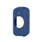 Navy blue silicone case for Garmin Edge 530 stopwatch, with round screen cutout and side button covers