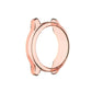 TPU protective watch shell case, transparent orange—side protective frame