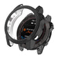Black TPU watch case with exposed inner silver ring and side button cutouts