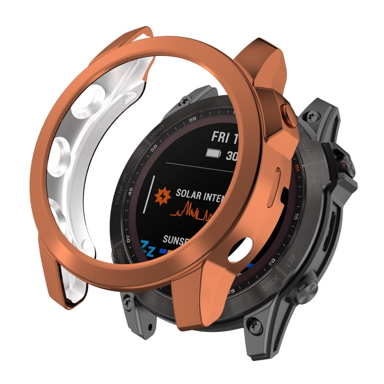 TPU half-pack watch case cover with electroplated rose gold finish