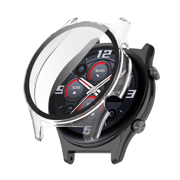 Transparent white tempered glass watch case for Honor Watch GS 3