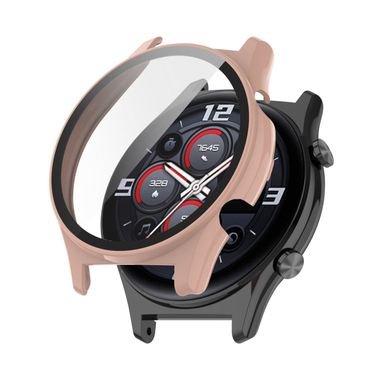 Cherry blossom pink tempered glass watch case for Honor Watch GS 3
