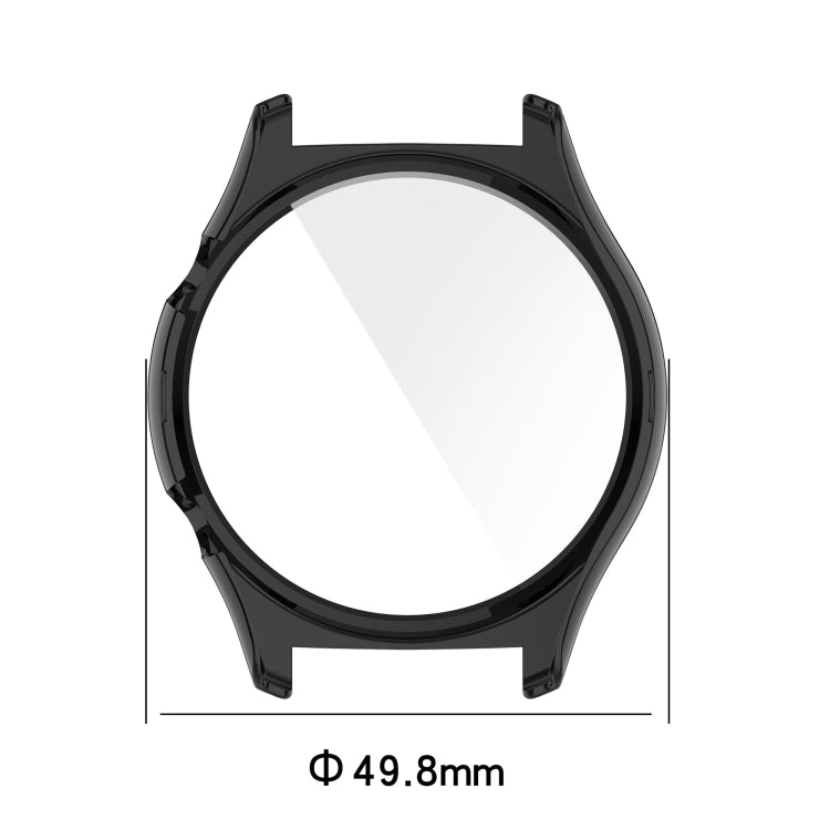 Black tempered glass watch case for Honor Watch GS 3, round 49.8mm size