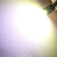 E10 LED bulb emitting bright light with visible warm beam