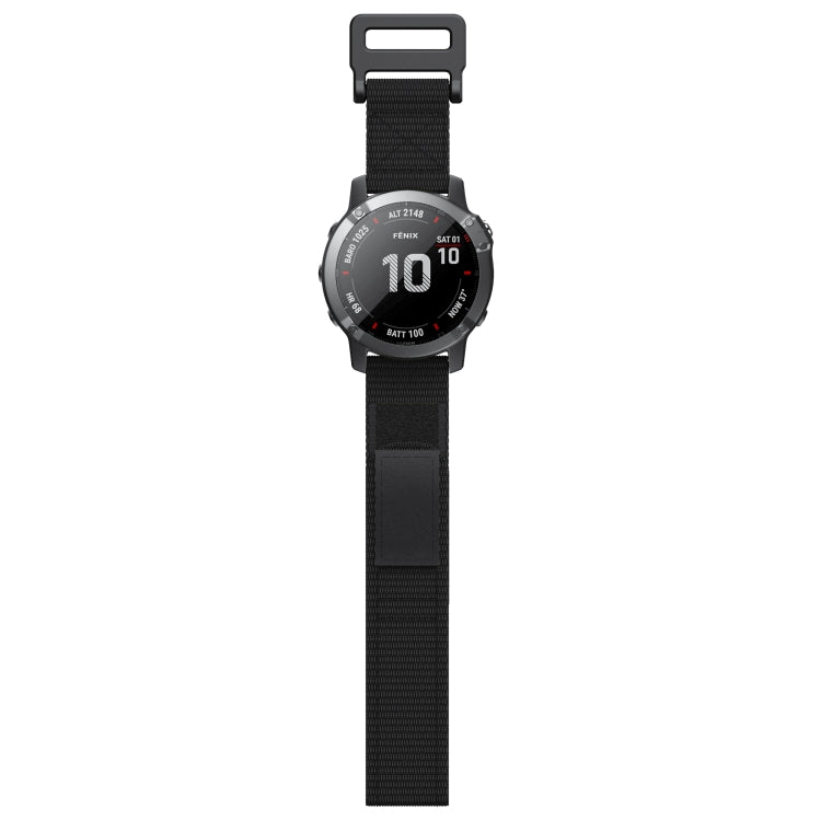 Hook And Loop Fastener Nylon Watch Band, 22mm, 26mm