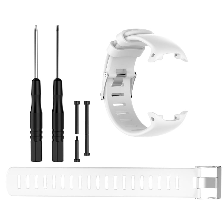Diving Watch Silicone Watch Band with Extension Strap, For Sunnto D4 / D4i Novo