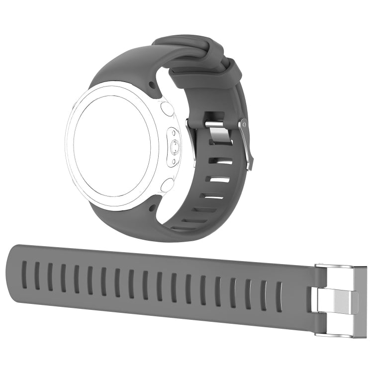 Diving Watch Silicone Watch Band with Extension Strap, For Sunnto D4 / D4i Novo