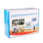 Retail box for solar power inverter kit with printed protection and usage images