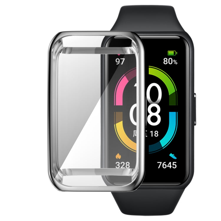 Full Coverage Electroplating TPU Watch Case, For Huawei Band 7