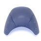 Smoked blue motorcycle windshield, curved retro half screen