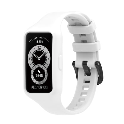 For Huawei Band 7 / 6 Pro / 6 / Honor Band 6 Universal Integrated Silicone Watch Band