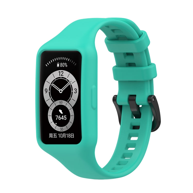 For Huawei Band 7 / 6 Pro / 6 / Honor Band 6 Universal Integrated Silicone Watch Band
