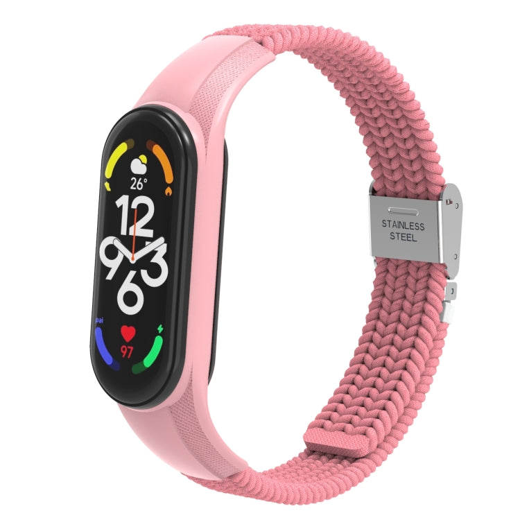 Adjustable Nylon Braided Integrated Watch Band, For Xiaomi Mi Band 7