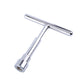 Chrome metal dent puller tool T-handle with screw adapter