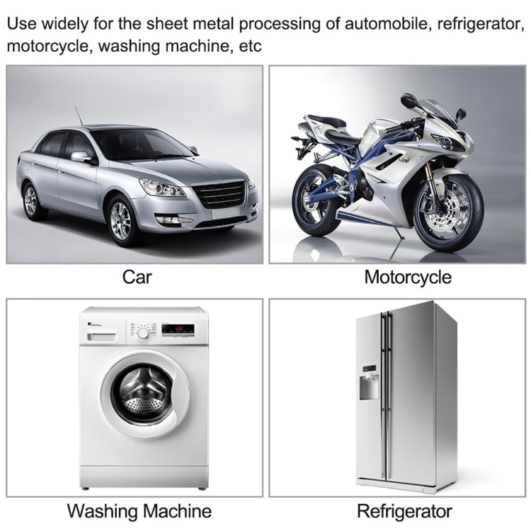 Sheet metal dent repair use cases for cars, motorcycles, washing machines, and refrigerators