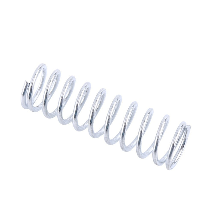 Coiled metal spring component for dent repair tool