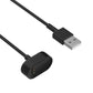 Black USB cable with metal USB-A plug and charging head