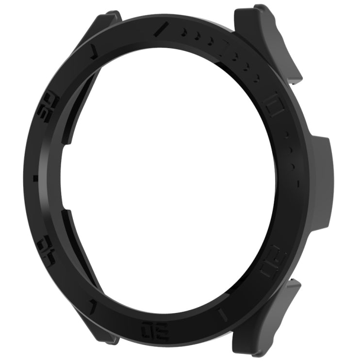 Black PC watch case frame with raised bezel and scale markers, half-pack
