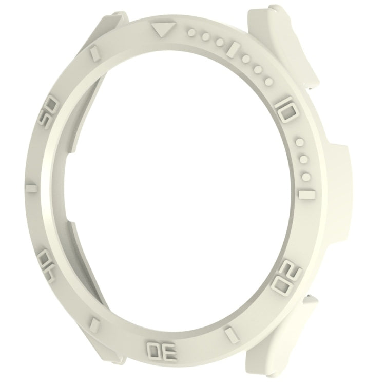 Ivory white half-pack watch case frame with raised bezel for Galaxy Watch4 40mm/44mm