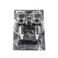 Two round LED turn signal lights displayed in clear blister packaging