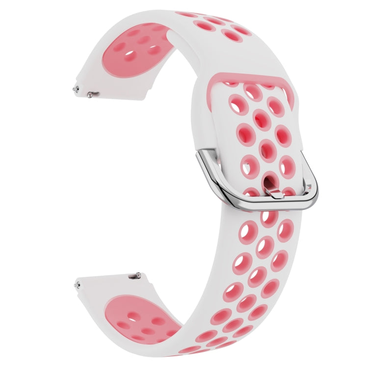 19mm Silicone Two-color Sports Watch Band, For ID205 / Willful SW021