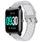 19mm Silicone Two-color Sports Watch Band, For ID205 / Willful SW021